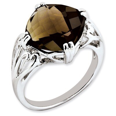 Smoky Quartz Ring Sterling Silver QR2951SQ, MPN: QR2951SQ, 883957616391