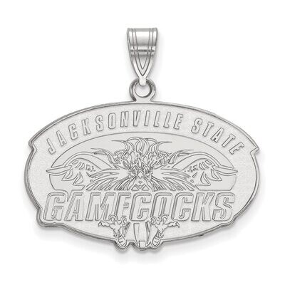 Jacksonville State University Large Pendant Sterling Silver SS004JAC, MPN: SS004JAC, 886774686806