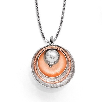 Leslie&#39;s Rose Gold-plated Polished Pendant - Sterling Silver HB-QLF292, MPN: QLF292, 196904157794