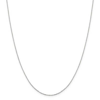 1mm 8 Sided Diamond-Cut Cable Chain with 4 Inch Extender 22 Inch Sterling Silver QPE64E-22, MPN: QP…
