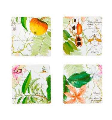 Vista Alegre Amazonia Set Of 4 Coasters 21133686, MPN: 21133686,