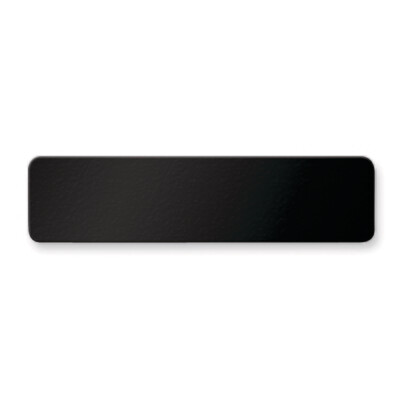 3/4 x 3 Black Anodized Aluminum Plates-Sets of 6  GL6672-BA, MPN: GL6672-BA,