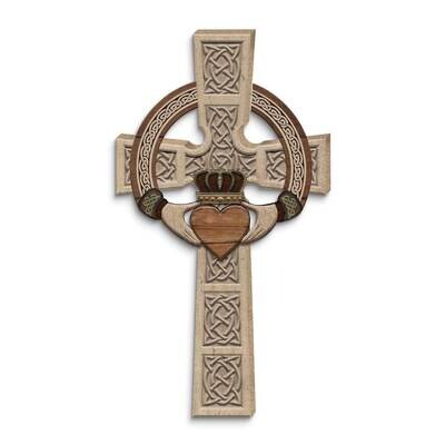 Claddagh Rustic Resin Wall Cross GM24251, MPN: GM24251, 95177576632
