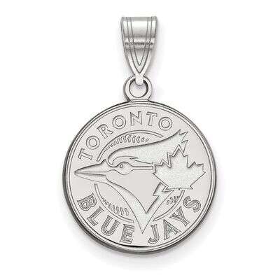 Toronto Blue Jays Medium Pendant 14k White Gold 4W003BLU, MPN: 4W003BLU, 886774828565