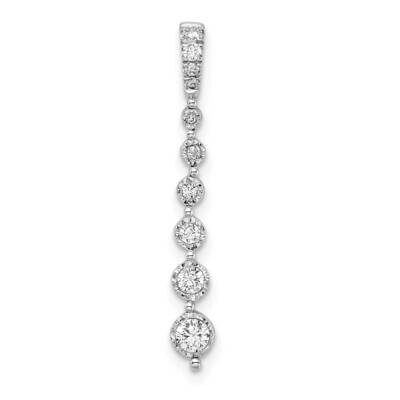 Graduating Diamond Chain Slide 27 Inch 14k White Gold PM8496-019-WA, MPN: PM8496-019-WA,