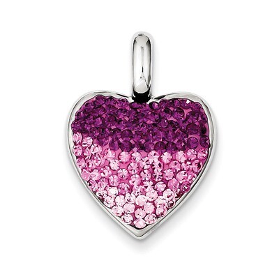 Ferido Style Heart Pendant Sterling Silver Diamond QP1084, MPN: QP1084, 883957957562