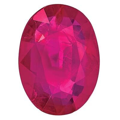 Ruby 4x3mm Oval A Quality RU-0403-OVF-A, MPN: RU-OVF-A,