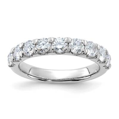 1.50ct. 9 Stone D E F Pure Light Moissanite Band 14k White Gold DB0005-9-150MP, MPN: DB0005-9-150MP…