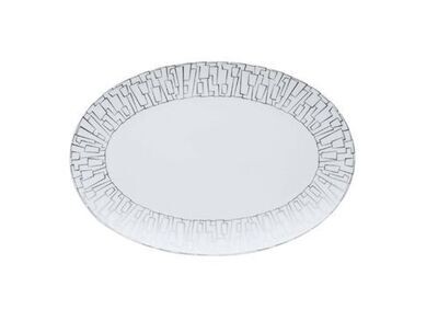 Rosenthal TAC 02 Skin Platinum Platter 13 1/2 inch, MPN: 11280-403239-12734, 790955884120