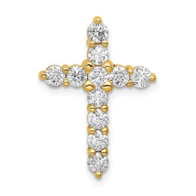 Aa 1Ct. Diamond Cross Chain Slide 14k Gold AA Diamond PM4952-100-YA, MPN: PM4952-100-YA, 8839577838…