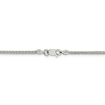 36 Inch 1.75mm Round Spiga Chain Sterling Silver QSP050-36, MPN: QSP050-36, 886774121796