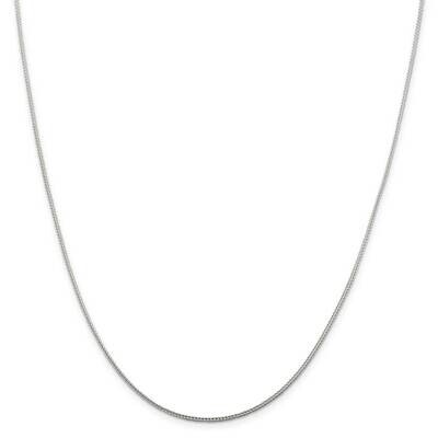 1.45mm Diamond-Cut Round Franco Chain with 4 Inch Extender 22 Inch Sterling Silver QFR150E-22, MPN:…