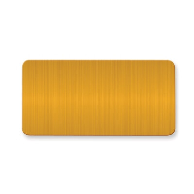 1 1/2 x 3 Satin Brass Plates-Sets of 6  GL6675-SB, MPN: GL6675-SB,