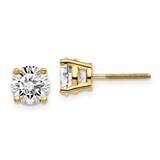 2ctw Cert. SI1/SI2 G H I Lab Grown Diamond Screw Back Earrings 14k Yellow Gold EM1006S-200C-LG, MPN…