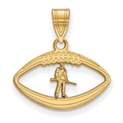 West Virginia University in Football Pendant Gold-plated Silver GP065WVU, MPN: GP065WVU, 8867749524…