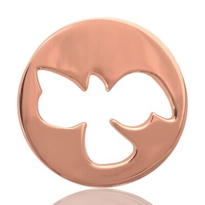 Nikki Lissoni Free As A Bird Rose Gold Plated 33mm Coin C1001RGM, MPN: C1001RGM, 8718627460047