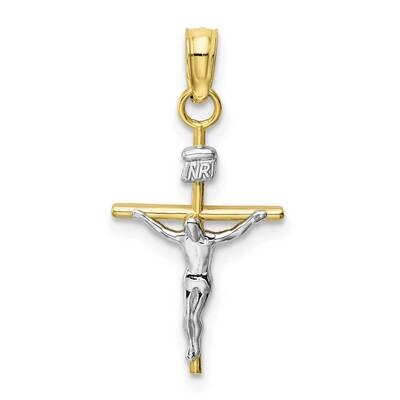 Inri Crucifix Pendant 10k Two-Tone Gold  10M2591, MPN: 10M2591, 63721818743