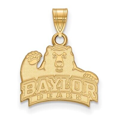 Baylor University Small Pendant Gold-plated Silver GP002BU, MPN: GP002BU, 886774892245