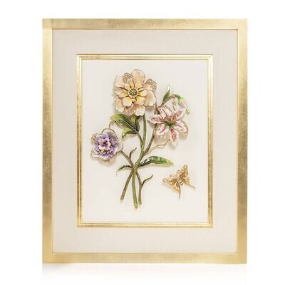 Jay Strongwater Georgia Bouquet Wall Art SHW3301-256, MPN: SHW3301-256, 848510023696