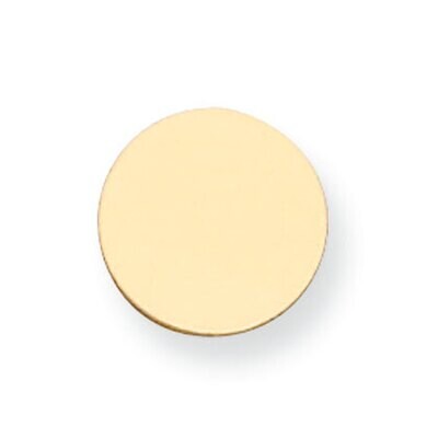 Round Stamping 14k Yellow Gold YG1006, MPN: YG1006,