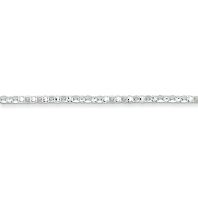 24 Inch Mesh 2.50mm Chain Sterling Silver Fancy QFC161-24, MPN: QFC161-24, 886774408309