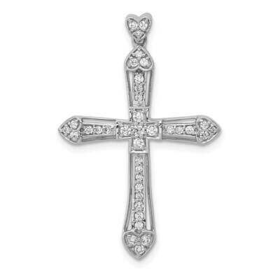 1/3Ct. Diamond Cross Pendant 14k White Gold PM5105-033-WA, MPN: PM5105-033-WA, 191101545276