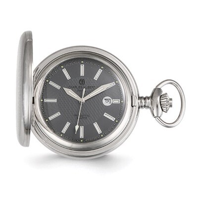 Charles Hubert Hunter Case Tritium Quartz Pocket Watch Stainless Steel XWA5566, MPN: XWA5566, 84887…