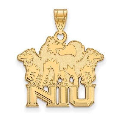 Northern Illinois University Large Pendant 14k Yellow Gold 4Y020NIU, MPN: 4Y020NIU, 886774875606