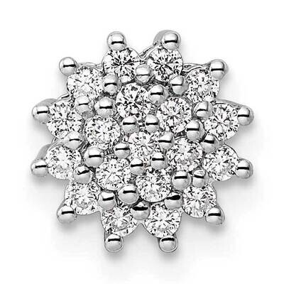 Si1/Si2, G H I, Cluster Chain Slide Pendant 14k White Gold Lab Grown Diamond PM9126-028-WLG, MPN: P…