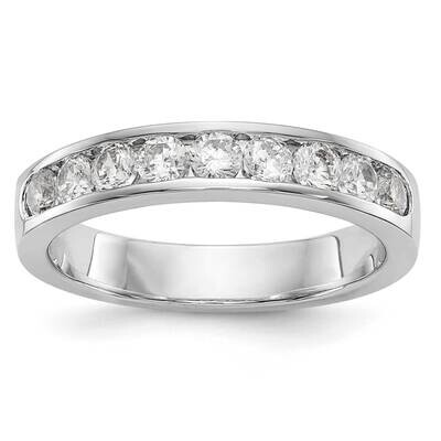 9-Stone Diamond Channel Band 14k White Gold RM3312B-071-WAA, MPN: RM3312B-071-WAA,