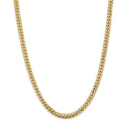 5.5mm Solid Miami Cuban Chain 14k Gold DCU180-20, MPN: DCU180, 886774561165