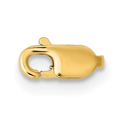 Standard Weight Lobster Clasp 14k Yellow Gold YG1607, MPN: YG1607,