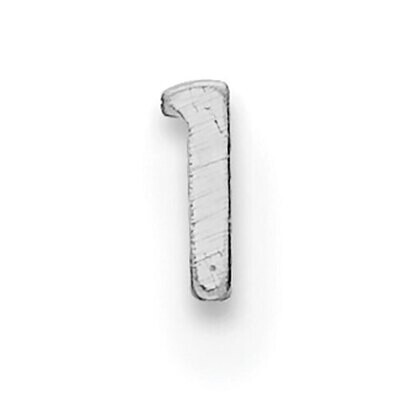 Die Struck Number 1 14k White Gold WG2180, MPN: WG2180,
