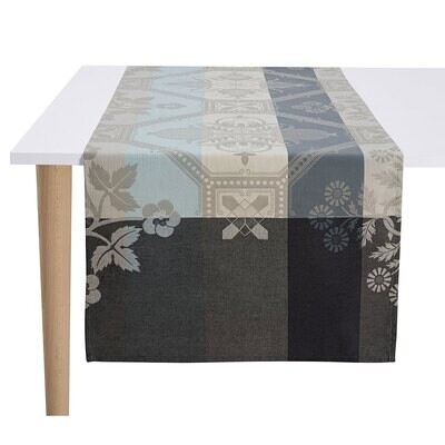 Le Jacquard Francais Runner Hacienda Blue 100% Cotton 27062, MPN: 27062, 3660269270629