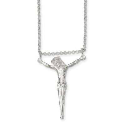 Corpus Necklace 17.5 Inch Sterling Silver Polished QG4658-17.5, MPN: QG4658-17.5, 886774080000