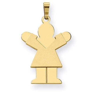 Girl Charm 14k Gold XK240, MPN: XK240, 883957415451