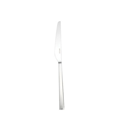 Sambonet linea q dessert knife solid handle 8 1/4 inch - silverplated on 18/10 stainless steel, MPN…