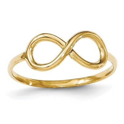 Infinity Ring 14k Gold Polished K5750, MPN: K5750, 886774570358