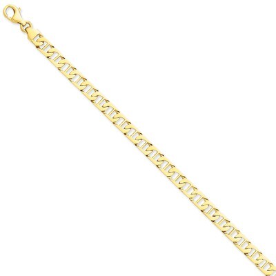 6.25mm Polished Fancy Anchor Link Chain 18 Inch 14k Gold LK678-18, MPN: LK678-18, 191101653834