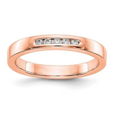 5-Stone Diamond Channel Band 14k Rose Gold RM3276B-009-RAA, MPN: RM3276B-009-RAA,