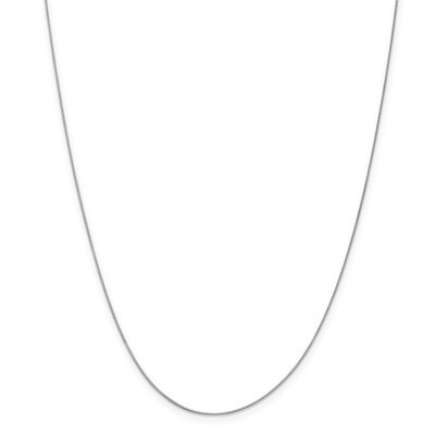 Leslie&#39;s 0.50mm Box Chain 20 Inch 18k White Gold HB-18LP20-20, MPN: 18LP20-20, 191101177675