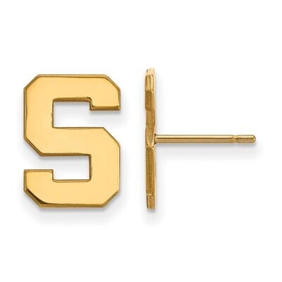 Michigan State University Small Post Earring 10k Yellow Gold 1Y009MIS, MPN: 1Y009MIS, 886774806860