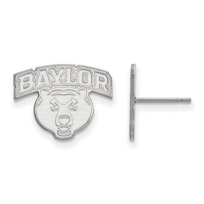 Baylor University Small Post Earring 10k White Gold 1W029BU, MPN: 1W029BU, 886774785431