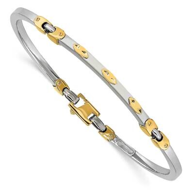 Leslie&#39;s Bangle 14k Two-tone Gold Polished HB-LF1364, MPN: LF1364, 191101743511