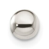 5.0mm Polished Medium Hole Bead Sterling Silver SS3763, MPN: SS3763,