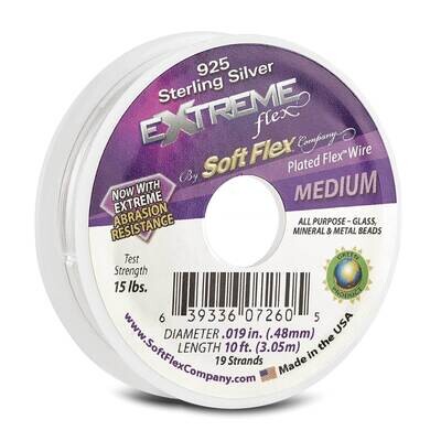 Soft Flex Extreme .019in Diameter 10 Feet 925 Flex Wire Sterling Silver CRD862/19, MPN: CRD862/19, …