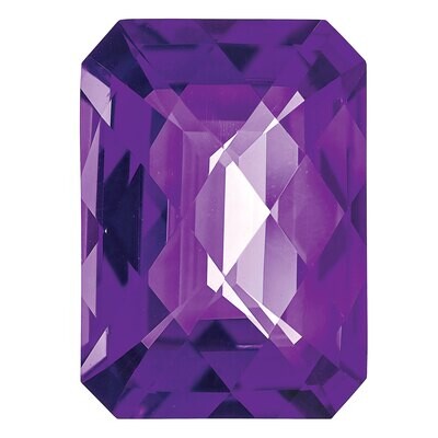 Amethyst 16X12mm Octagon Checkerboard AA Quality Gemstone AM-1612-OCX-AA, MPN: AM-1612-OCX-AA,