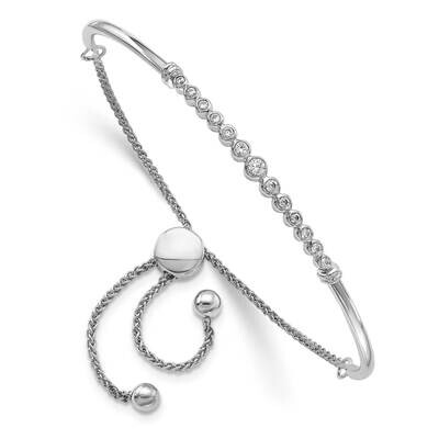 Si1/Si2, G H I, Bar Adjustable Bracelet 14k White Gold Lab Grown Diamond BM6911-020-WLG, MPN: BM691…