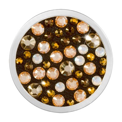 Nikki Lissoni Denim Dreams Gold Dark Topaz Silver-Plated 33mm Coin C1469SM, MPN: C1469SM, 871881923…