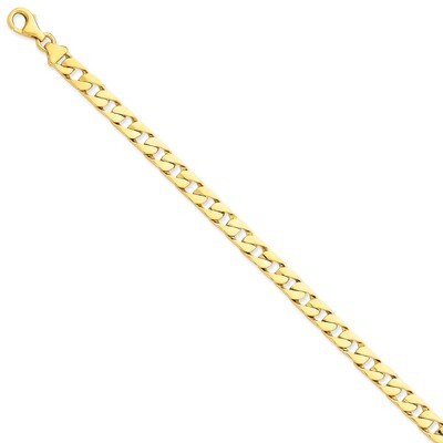 6.5mm Hand-Polished Fancy Link Chain 24 Inch 14k Gold LK147-24, MPN: LK147-24, 191101649745